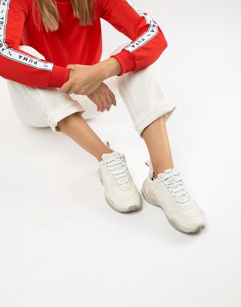 Puma Thunder Desert White Trainers Grey From Asos On 21 Buttons
