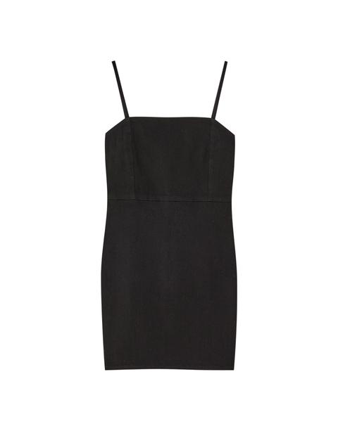 Vestido Negro Mini Denim