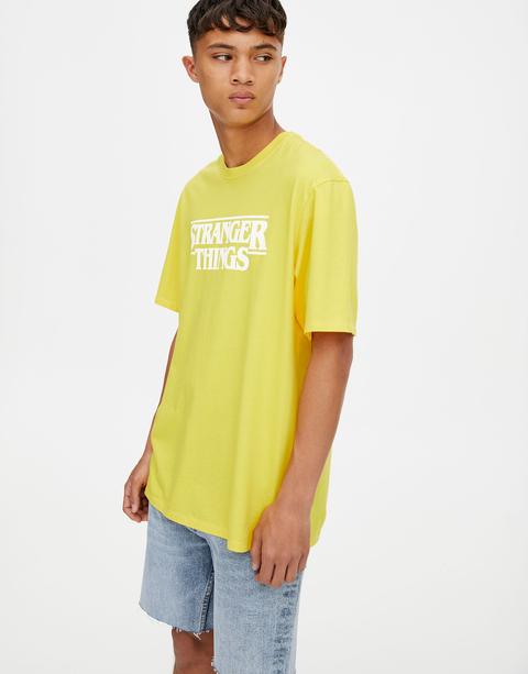 maglietta stranger things gialla