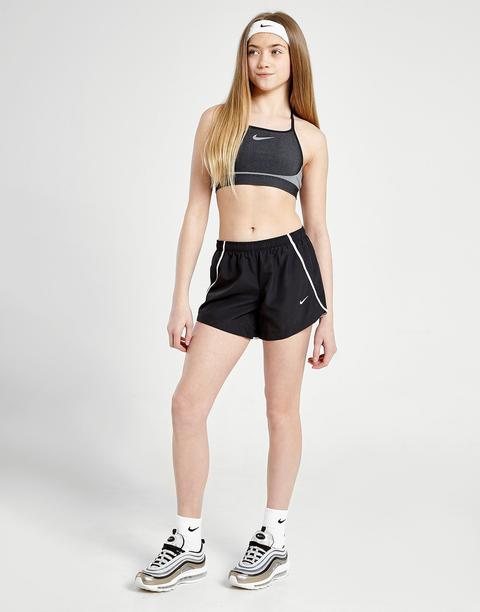 girls black nike shorts