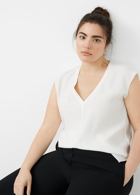 Blusa Cuciture Decorative