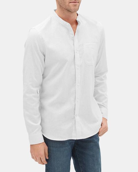 Gap - Camisa De Hombre Regular Lisa Blanca de El Corte Ingles en Buttons