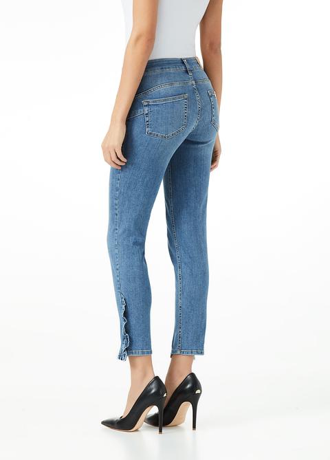 Jeans Skinny Con Rouches | Shop Online 