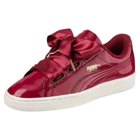 Zapatillas De Mujer Basket Heart Patent