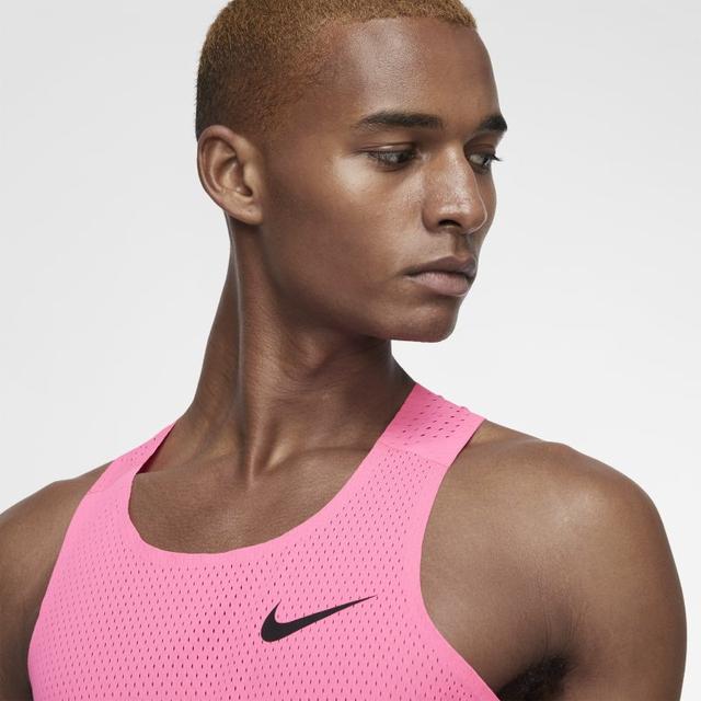 nike aeroswift singlet pink