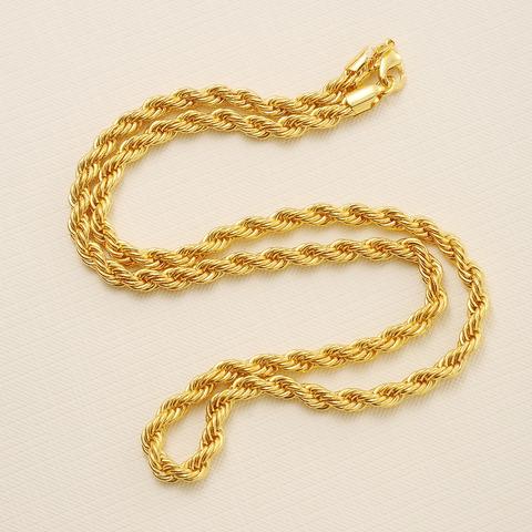 Men Twist Chain Necklace