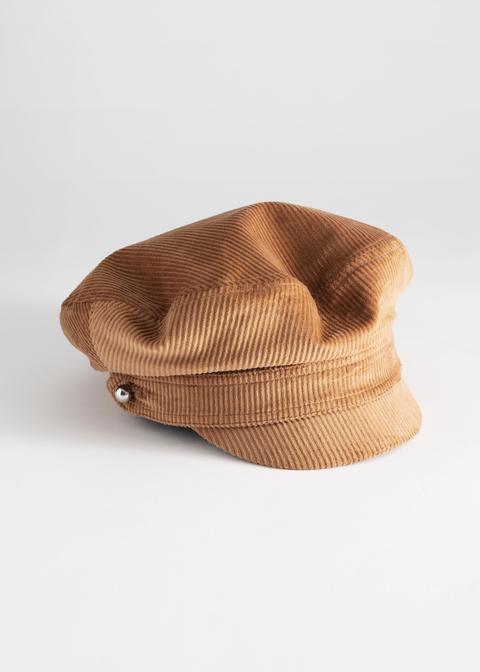 Corduroy Baker Boy Cap