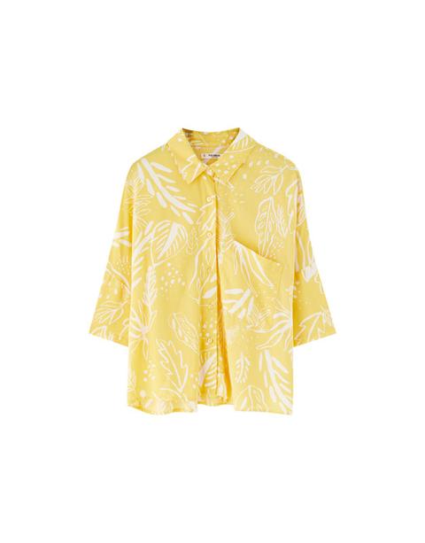 Camisa Básica Oversize Estampada