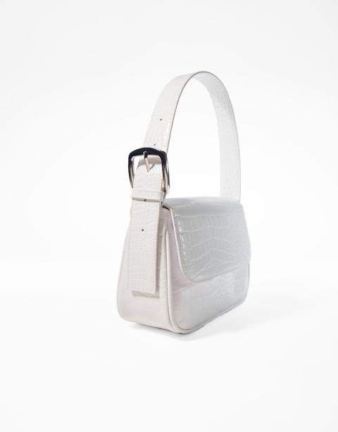 Bolso Hombro Efecto Cocodrilo