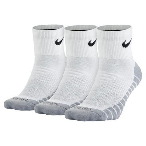 Nike Everyday Max Cushioned Calcetines De Entrenamiento Hasta El Tobillo (3 Pares) - Blanco