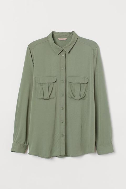 H & M - H & M+ Рубашка - Green