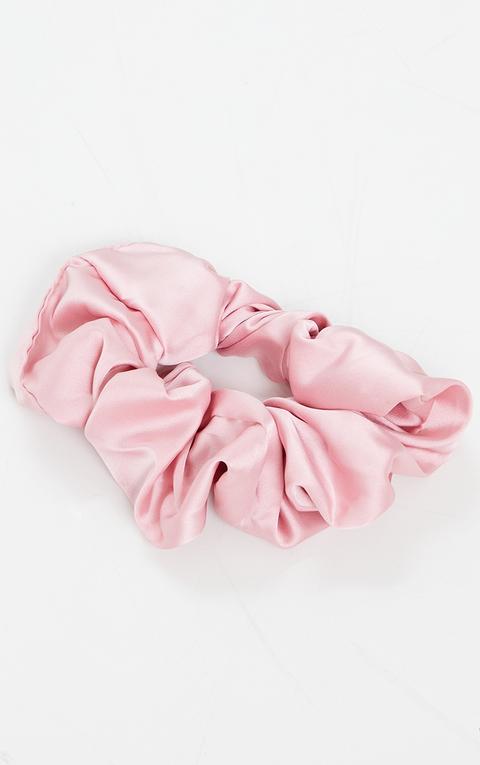 Rose Satin Scrunchie