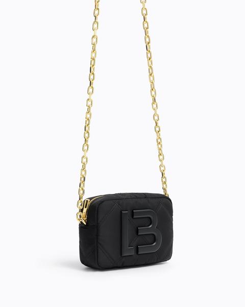 Bolso Bandolera Xs Acolchado Nylon Negro