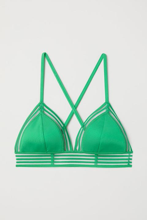 Top De Bikini Con Relleno - Verde