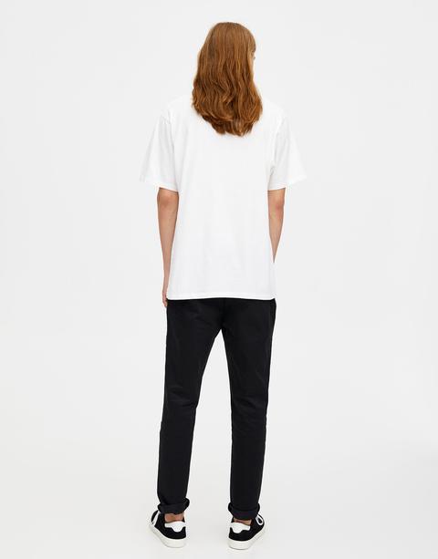 Maglietta Con Stampa A Colori Dei Kiss From Pull And Bear On 21 Buttons