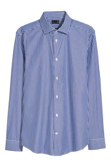 Camicia A Righe Slim Fit