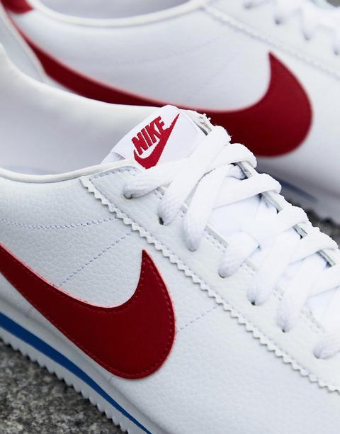Nike - Cortez - Sneakers Bianche In Pelle 749571-154 - Bianco from ... عصير كودرد