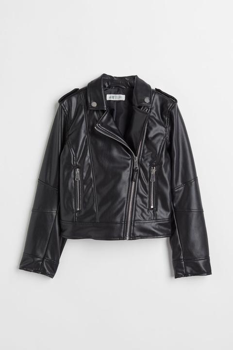 Cazadora Biker - Negro