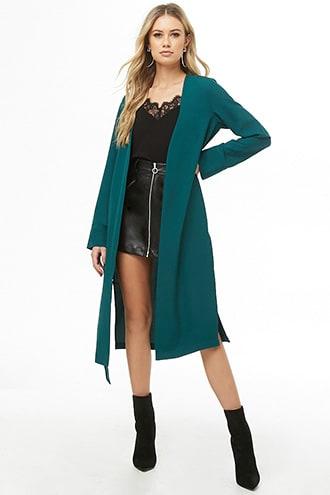 forever 21 duster coat