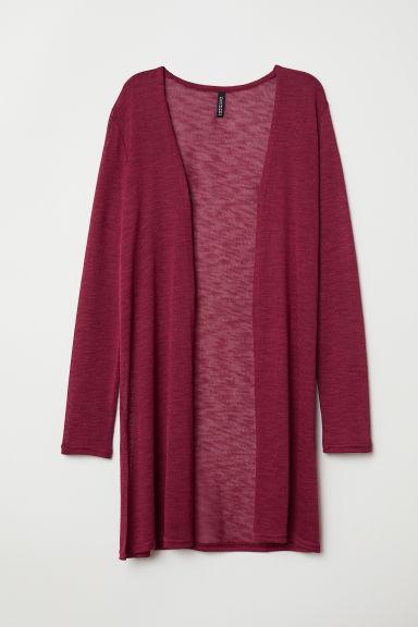 H & M - Cardigan In Maglia Fine - Rosso