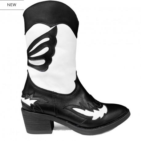 Botas Camperas Black-white