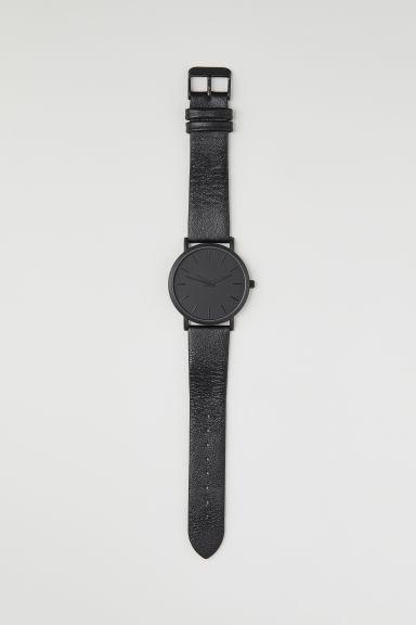 H & M - Orologio Cinturino In Pelle - Nero