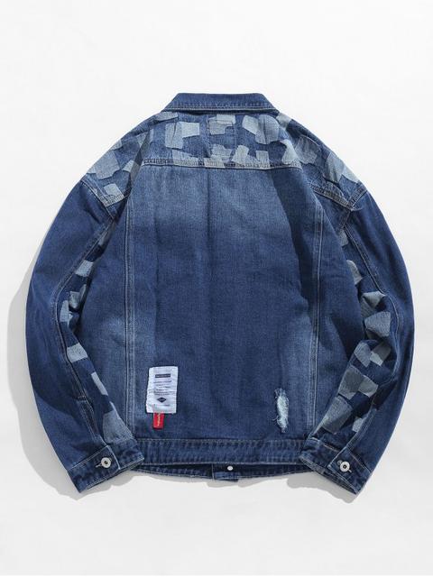 deep blue denim jacket