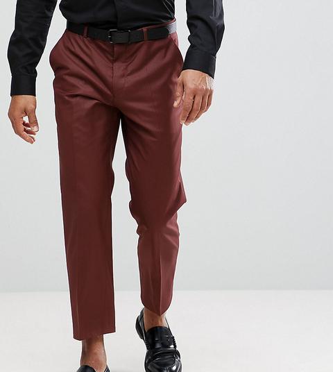 Heart & Dagger - Pantaloni Cropped Stretti In Fondo - Marrone