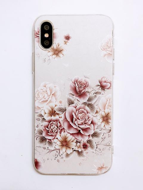 Rose Print Iphone Case