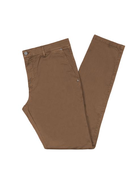 Pantaloni Uomo Chino In Cotone Elasticizzato