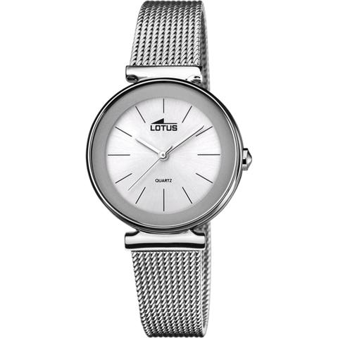 Reloj Lotus Trendy 18434/1 Plata Correa De Acero, Mujer