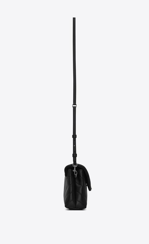 Saint Laurent Toy Riementasche In Schwarz