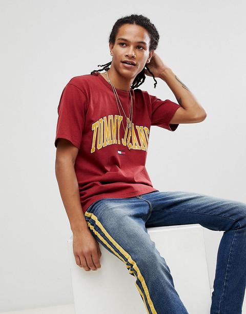 Camiseta Roja Collegiate Capsule De Tommy Jeans