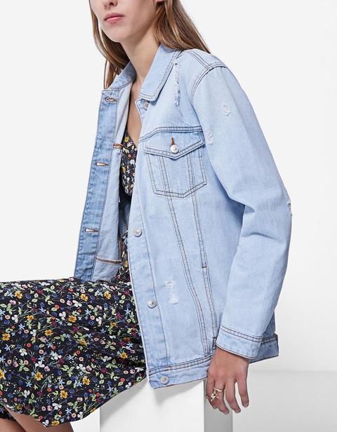 Giubbotto Denim Oversize Jeans