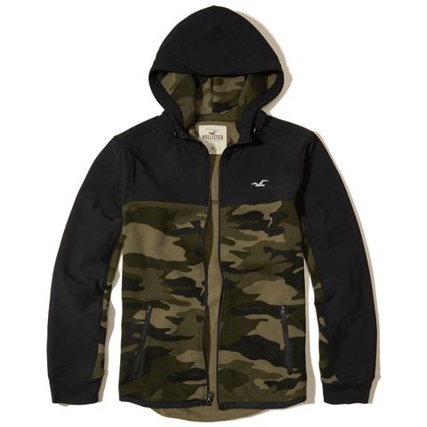 Nylon Colorblock Hoodie