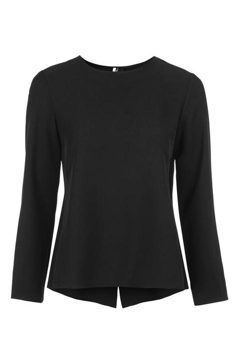 Tie Back Long Sleeve Top