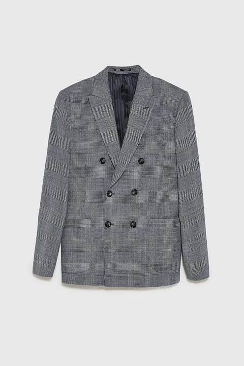 Blazer Cruzada Cuadros