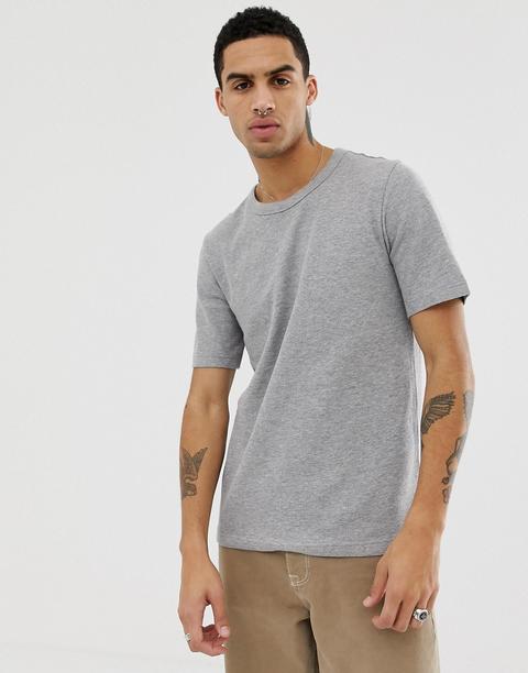 Camiseta Gris Grinko De Weekday