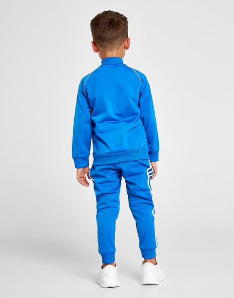 childrens blue adidas tracksuit