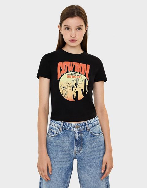 T-shirt Imprimé