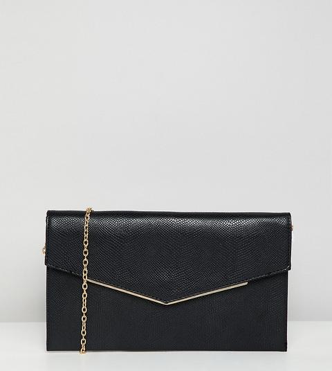 New Look - Pochette Nera A Battente - Nero