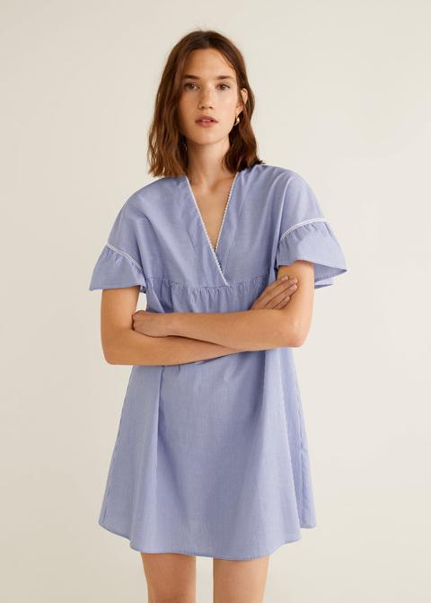 Robe Coton À Rayures
