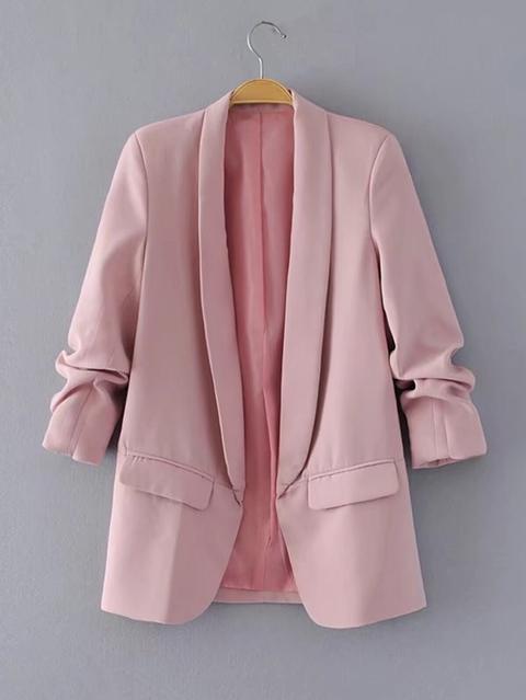 Blazer Con Cuello Esmoquin