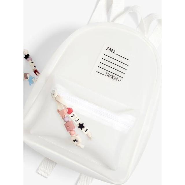 zara transparent backpack