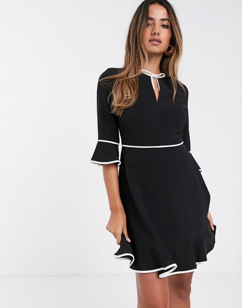 ted baker black bow dress