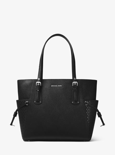 Borsa Tote Voyager Piccola In Pelle Saffiano