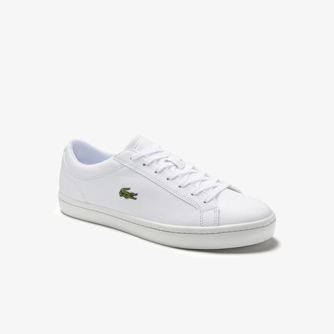 men's straightset leather trainers