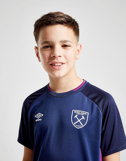 Umbro West Ham United Fc Training Shirt Junior - Navy - Kids from Jd ...