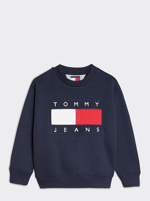 Sudadera Tommy Jeans Con Parche Y Logo