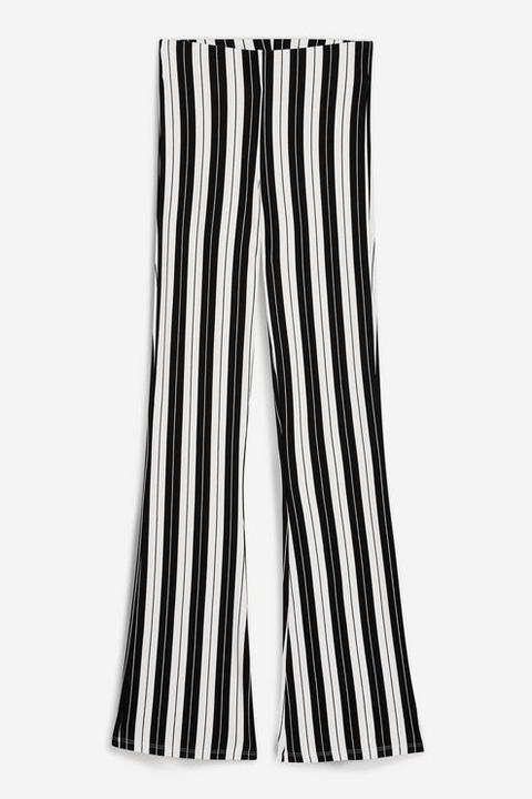 monochrome striped trousers